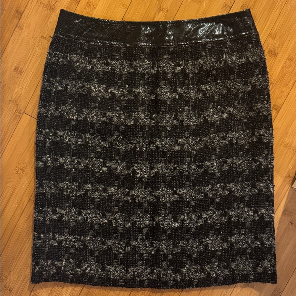 Tory Burch Black and Gray Skirt